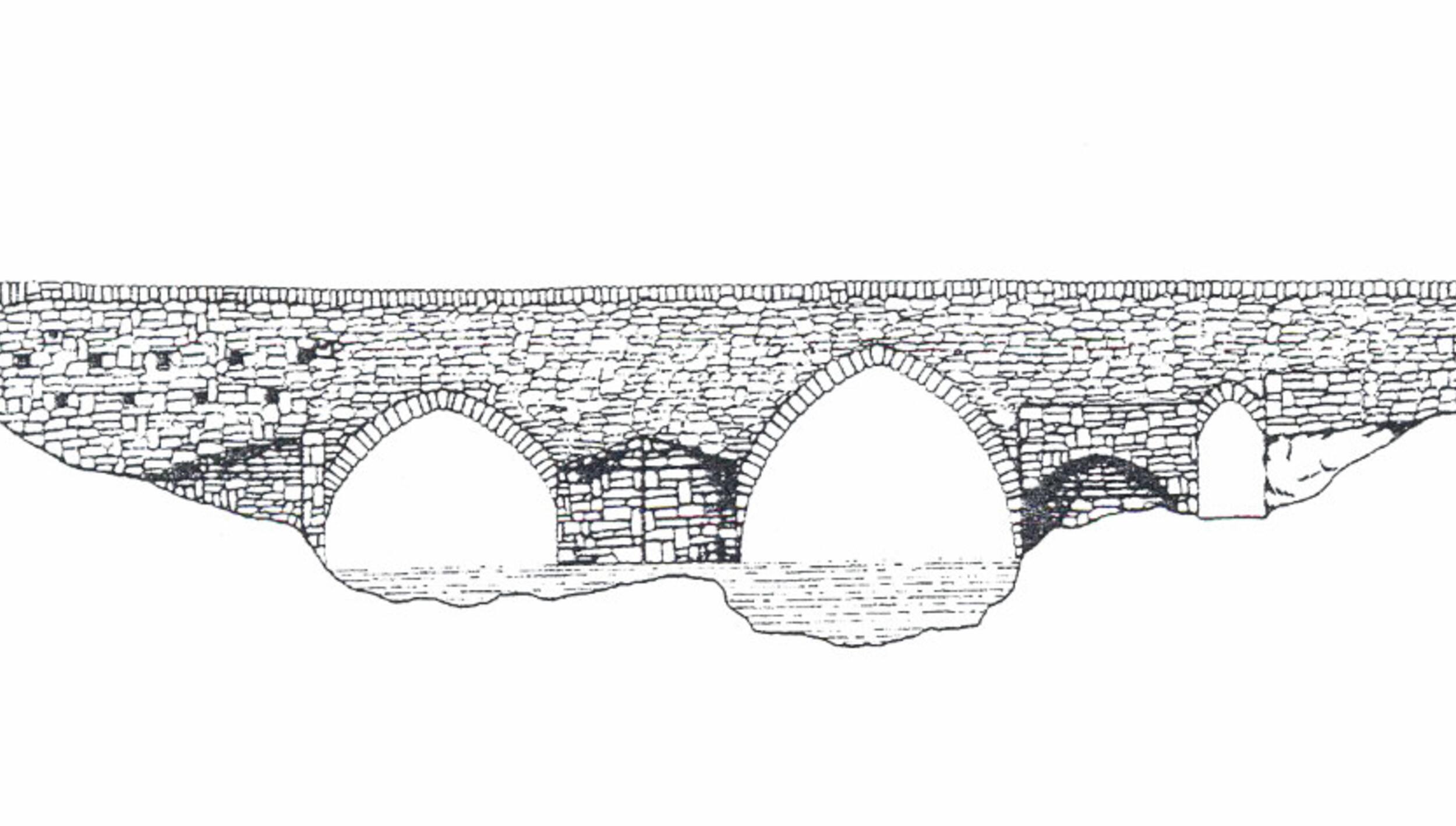 Desenho da Ponte das Carvas
