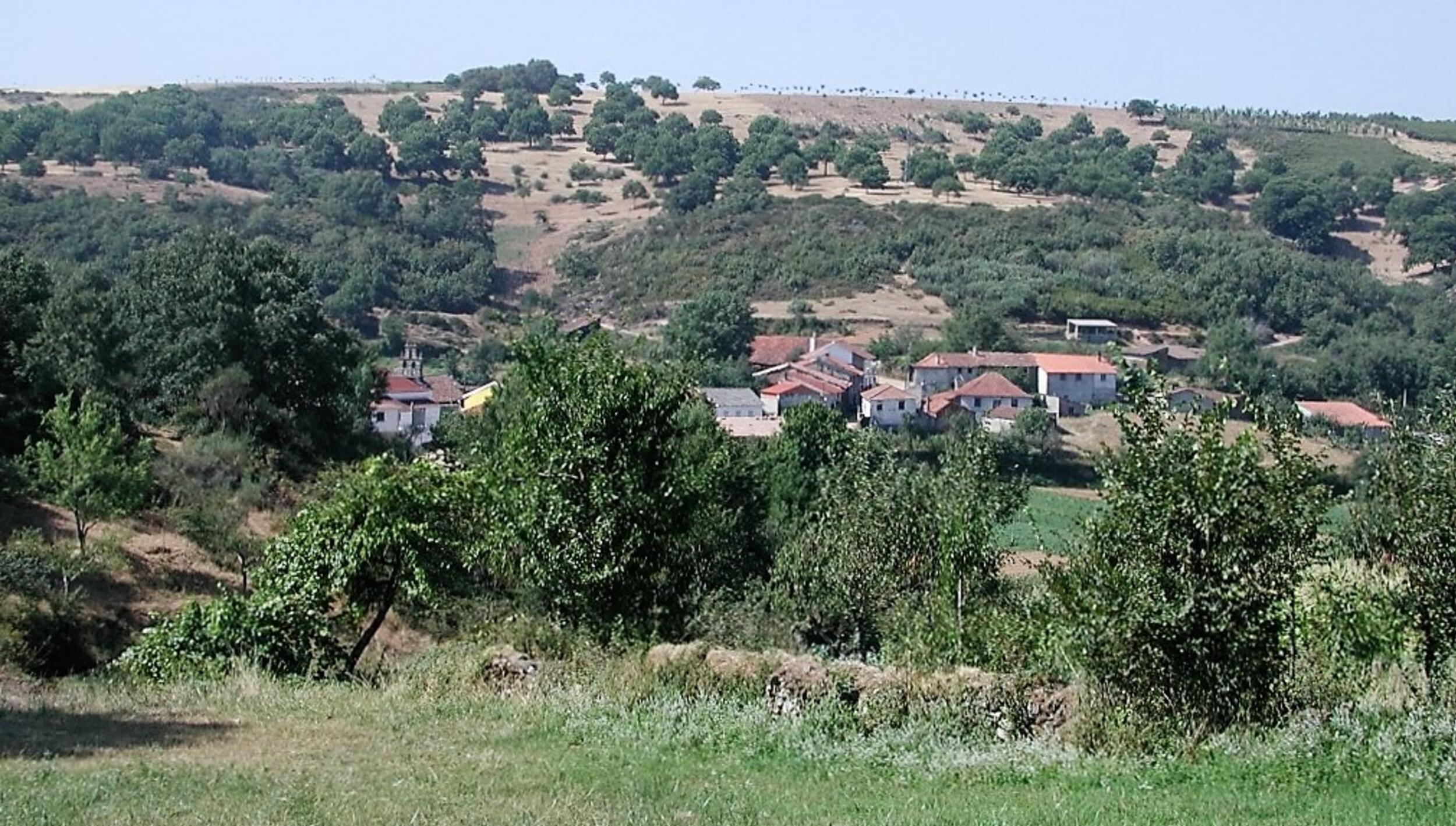 Vista da aldeia do Zoio
